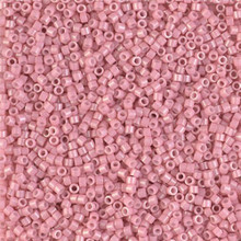 Delica Beads (Miyuki), size 11/0 (same as 12/0), SKU 195006.DB11-1906, opaque rose water, (10gram tube, apprx 1900 beads)