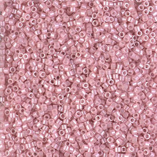 Delica Beads (Miyuki), size 11/0 (same as 12/0), SKU 195006.DB11-1907, opaque rosewater luster, (10gram tube, apprx 1900 beads)