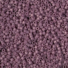 Delica Beads (Miyuki), size 11/0 (same as 12/0), SKU 195006.DB11-2295, matte opaque glazed twilight lavender, (10gram tube, apprx 1900 beads)