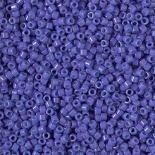 Delica Beads (Miyuki), size 11/0 (same as 12/0), SKU 195006.DB11-2359, duracoat opaque dyed violet, (10gram tube, apprx 1900 beads)