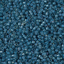 Delica Beads (Miyuki), size 11/0 (same as 12/0), SKU 195006.DB11-2384, inside dyed stormy, (10gram tube, apprx 1900 beads)