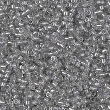 Delica Beads (Miyuki), size 11/0 (same as 12/0), SKU 195006.DB11-2393, inside dyed silver, (10gram tube, apprx 1900 beads)