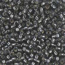 Japanese Miyuki Seed Beads, size 8/0, SKU 189008.MY8-0021, silverlined gray , (1 26-28 gram tube, apprx 1120 beads)
