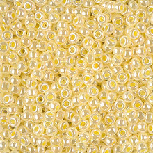 Japanese Miyuki Seed Beads, size 8/0, SKU 189008.MY8-0514D, lemon ice ceylon, (1 26-28 gram tube, apprx 1120 beads)