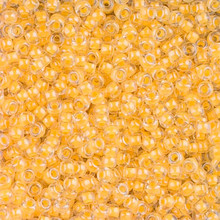 Japanese Miyuki Seed Beads, size 8/0, SKU 189008.MY8-1121, luminous sun glow, (1 26-28 gram tube, apprx 1120 beads)