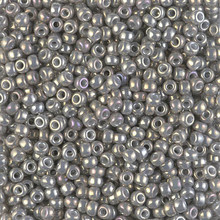Japanese Miyuki Seed Beads, size 8/0, SKU 189008.MY8-1865, opaque smoke gray luster, (1 26-28 gram tube, apprx 1120 beads)