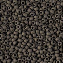 Japanese Miyuki Seed Beads, size 8/0, SKU 189008.MY8-2004, matte metallic dark olive, (1 26-28 gram tube, apprx 1120 beads)