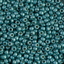 Japanese Miyuki Seed Beads, size 8/0, SKU 189008.MY8-4217F, duracoat galvanized matte dark sea foam, (1 26-28 gram tube, apprx 1120 beads)