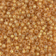 Japanese Miyuki Seed Beads, size 8/0, SKU 189008.MY8-4231, duracoat silverlined dyed golden flax, (1 26-28 gram tube, apprx 1120 beads)