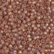 Japanese Miyuki Seed Beads, size 8/0, SKU 189008.MY8-4243, duracoat silverlined dyed topaz gold, (1 26-28 gram tube, apprx 1120 beads)