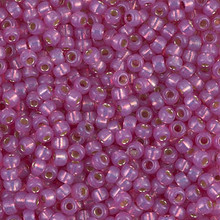 Japanese Miyuki Seed Beads, size 8/0, SKU 189008.MY8-4246, duracoat silverlined dyed lilac, (1 26-28 gram tube, apprx 1120 beads)