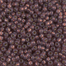 Japanese Miyuki Seed Beads, size 8/0, SKU 189008.MY8-4249, duracoat silverlined dyed rose bronze, (1 26-28 gram tube, apprx 1120 beads)