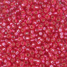 Japanese Miyuki Seed Beads, size 8/0, SKU 189008.MY8-4266, duracoat silverlined dyed hibiscus, (1 26-28 gram tube, apprx 1120 beads)