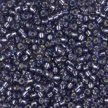Japanese Miyuki Seed Beads, size 8/0, SKU 189008.MY8-4276, duracoat silverlined dyed prussian blue, (1 26-28 gram tube, apprx 1120 beads)