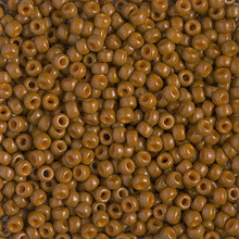 Japanese Miyuki Seed Beads, size 8/0, SKU 189008.MY8-4459, duracoat dyed opaque sienna, (1 26-28 gram tube, apprx 1120 beads)