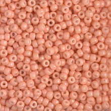 Japanese Miyuki Seed Beads, size 8/0, SKU 189008.MY8-4461, duracoat dyed opaque tea rose, (1 26-28 gram tube, apprx 1120 beads)
