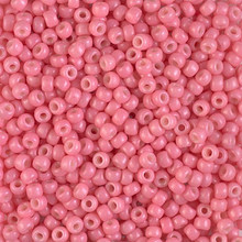 Japanese Miyuki Seed Beads, size 8/0, SKU 189008.MY8-4465, duracoat dyed opaque guava, (1 26-28 gram tube, apprx 1120 beads)