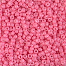 Japanese Miyuki Seed Beads, size 8/0, SKU 189008.MY8-4467, duracoat dyed opaque carnation, (1 26-28 gram tube, apprx 1120 beads)