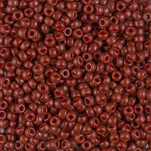 Japanese Miyuki Seed Beads, size 8/0, SKU 189008.MY8-4470, duracoat dyed opaque maroon, (1 26-28 gram tube, apprx 1120 beads)