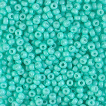 Japanese Miyuki Seed Beads, size 8/0, SKU 189008.MY8-4472, duracoat dyed opaque catalina, (1 26-28 gram tube, apprx 1120 beads)
