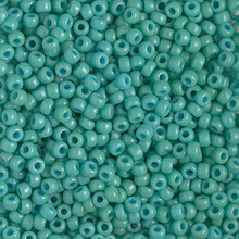 Japanese Miyuki Seed Beads, size 8/0, SKU 189008.MY8-4475, duracoat dyed opaque sea opal, (1 26-28 gram tube, apprx 1120 beads)