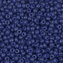 Japanese Miyuki Seed Beads, size 8/0, SKU 189008.MY8-4493, duracoat dyed opaque navy, (1 26-28 gram tube, apprx 1120 beads)