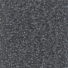 Japanese Miyuki Seed Beads, size 15/0, SKU 189015.MY15-0152, transparent gray,  (1 12-13gram tube - apprx 3500 beads)