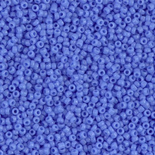 Japanese Miyuki Seed Beads, size 15/0, SKU 189015.MY15-0417L, opaque periwinkle,  (1 12-13gram tube - apprx 3500 beads)