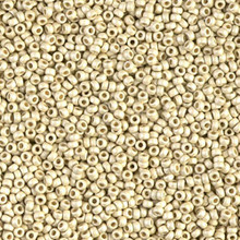 Japanese Miyuki Seed Beads, size 15/0, SKU 189015.MY15-4201F, duracoat galvanized matte silver, (1 12-13gram tube - apprx 3500 beads)