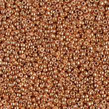 Japanese Miyuki Seed Beads, size 15/0, SKU 189015.MY15-4206, duracaot galvanized muscat, (1 12-13gram tube - apprx 3500 beads)