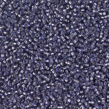 Japanese Miyuki Seed Beads, size 15/0, SKU 189015.MY15-4276, duracoat silverlined dyed prussian blue, (1 12-13gram tube - apprx 3500 beads)