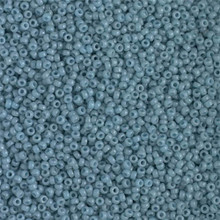 Japanese Miyuki Seed Beads, size 15/0, SKU 189015.MY15-4479, duracoat dyed opaque moody blue, (1 12-13gram tube - apprx 3500 beads)