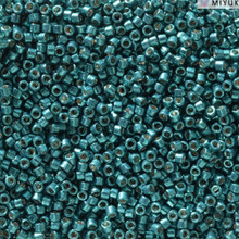 Delica Beads (Miyuki), size 11/0 (same as 12/0), 2515, duracoat galvanized poseidon blue, (10 gr)