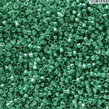 Delica Beads (Miyuki), size 11/0 (same as 12/0), 2506, duracoat galvanized dark aqua green, (10 gr)