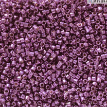 Delica Beads (Miyuki), size 11/0 (same as 12/0), 2508, duracoat galvanized purple orchid, (10 gr)