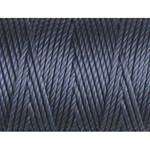 C-LON TEX 400 BEAD CORD, braided nylon multi-filament cord,  .9mm, 39 yards per bobbin, indigo, (1 large bobbin)