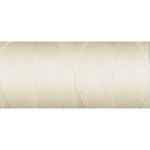 C-LON MICRO / TEX 70 BEAD CORD, braided nylon multi-filament cord, 100 yards per bobbin, .115mm, vanilla, (1 small bobbin)