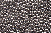 Metal Seed Beads, Nickel Plate, 8/0, (1 apprx 19-21gram tube)