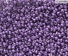 Japanese Miyuki Seed Beads, size 11/0, SKU 111030.MY11-5109, duracoat galvanized dark lilac, (1 28-30 gram tube, apprx 3080 beads) 