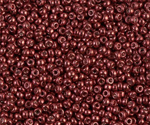 Japanese Miyuki Seed Beads, size 11/0, SKU 111030.MY11-1089, galvanized wine, (1 28-30 gram tube, apprx 3080 beads)