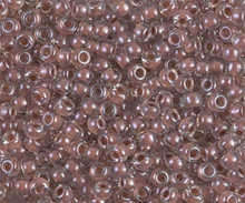 Japanese Miyuki Seed Beads, size 8/0, SKU 189008.MY8-0224, cocoa lined crystal, (1 26-28 gram tube, apprx 1120 beads)