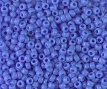 Japanese Miyuki Seed Beads, size 8/0, SKU 189008.MY8-0417L, opaque periwinkle, (1 26-28 gram tube, apprx 1120 beads)