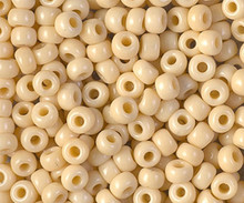 Japanese Miyuki Seed Beads, size 6/0, SKU 111031.MYK6-0493, opaque pear, (1 tube, apprx 24-28 grams, apprx 315 beads per tube)