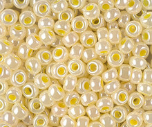 Japanese Miyuki Seed Beads, size 6/0, SKU 111031.MYK6-0514D, lemon ice ceylon, (1 tube, apprx 24-28 grams, apprx 315 beads per tube)