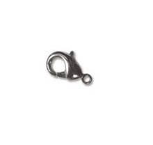 Lobster Claw Clasp, 12mm, pewter, (each)