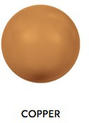 AUSTRIAN CRYSTAL PEARLS, Star Bright 5810, 4mm Round Pearl, copper, (100 Pieces)