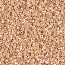 Delica Beads (Miyuki), size 11/0 (same as 12/0), SKU 195006.DB11-0205, beige ceylon, (10gram tube, apprx 1900 beads)