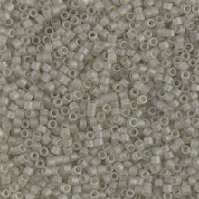 Delica Beads (Miyuki), size 11/0 (same as 12/0), SKU 195006.DB11-0383, oyster transparent matte, (10gram tube, apprx 1900 beads)