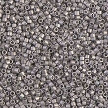 Delica Beads (Miyuki), size 11/0 (same as 12/0), SKU 195006.DB11-0336, matte palladium plated, (5gram tube, apprx 950 beads)