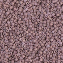 Delica Beads (Miyuki), size 11/0 (same as 12/0), SKU 195006.DB11-0379, old rose matte metallic, (10gram tube, apprx 1900 beads)